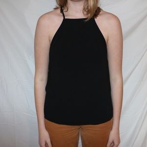 Black Halter Tank Top